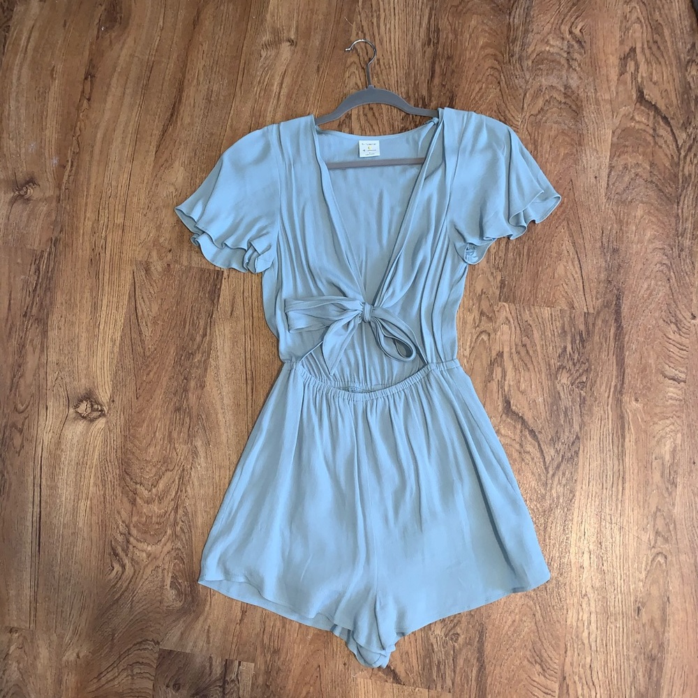 Front Tie Romper